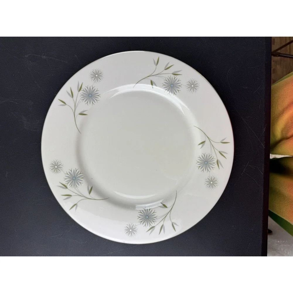 Haviland USA Laserre Dinner Plates Floral Gold Trim Set of 3